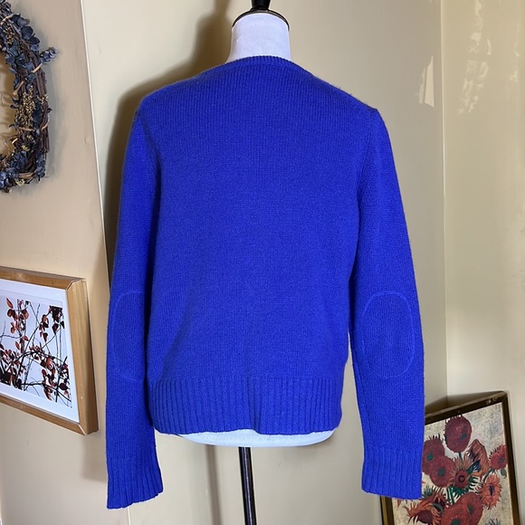 LORD & TAYLOR Size Large Dual Zip 
Super Wool Cashmere Exposed Zip Cardigan Luxe - Picture 7 of 16